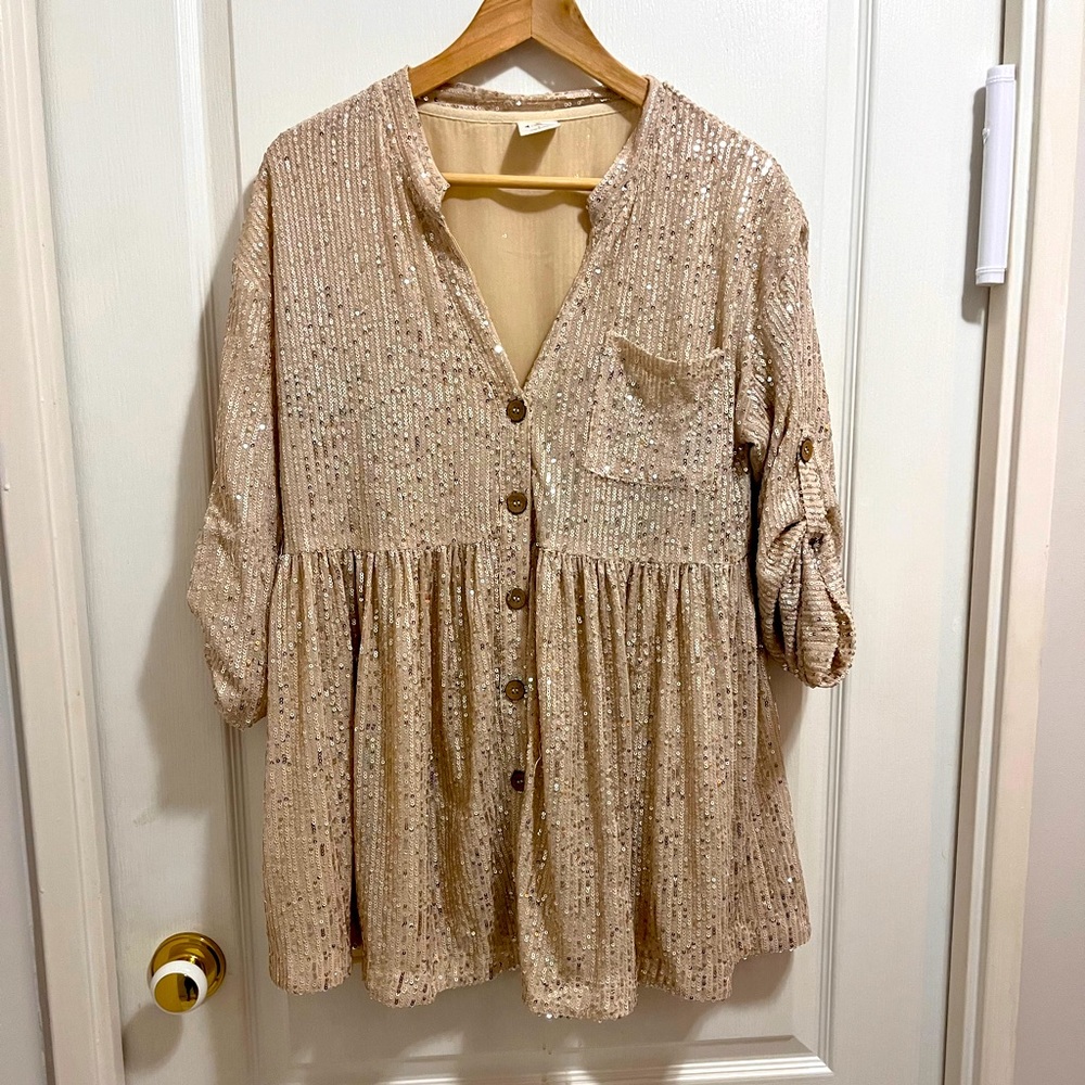 Sequin cardigan